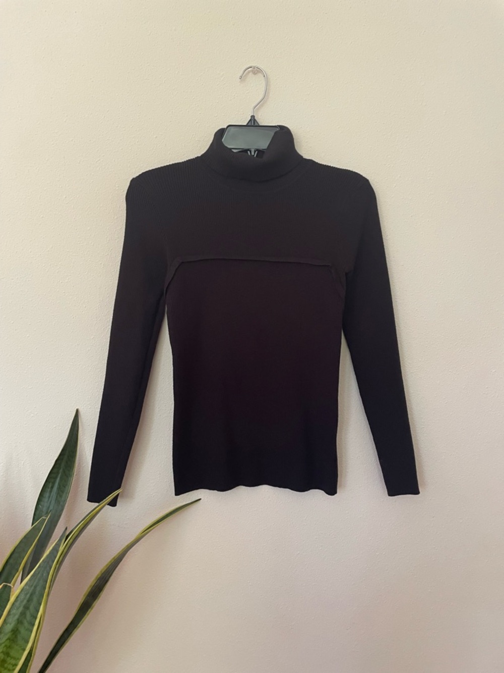 🌷 PrettyGarden Black Turtleneck Long-Sleeve Sweater #66